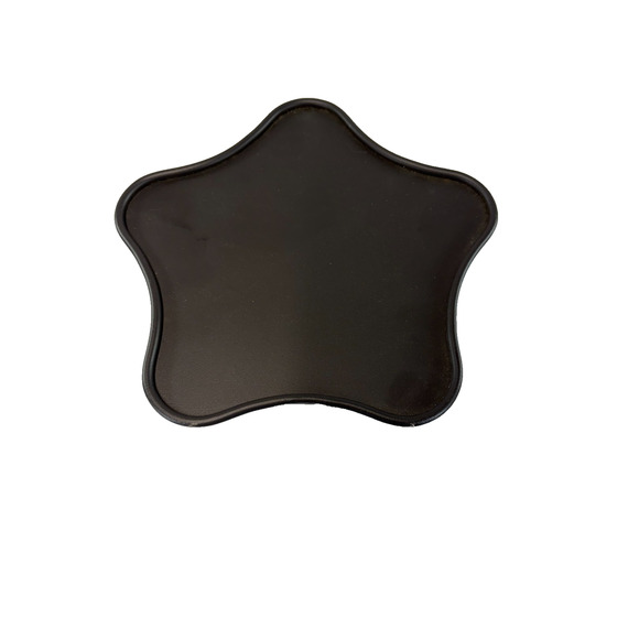 Longaberger Basket Stand 10" Wrought Iron Shining Star Pedestal Black Metal - Picture 2 of 3